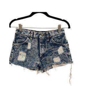 High Waist Vintage Jean Shorts